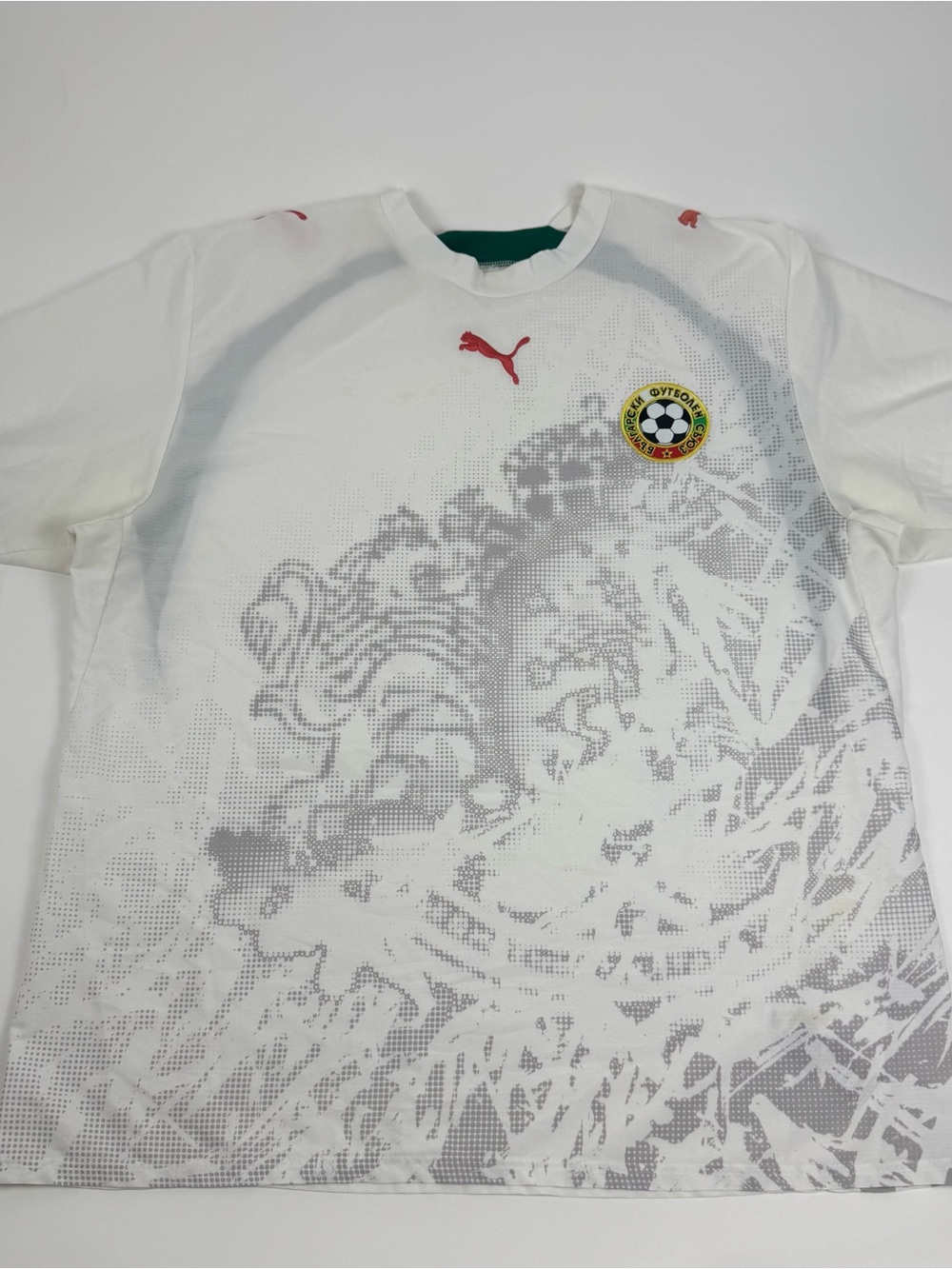 2006/2007 Bulgaria Football Soccer Shirt Puma Size XL Rare Jersey White
